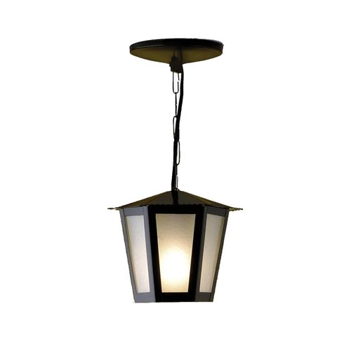 Pendente de Aço Sextavado Preto L-1-C BR - Ideal