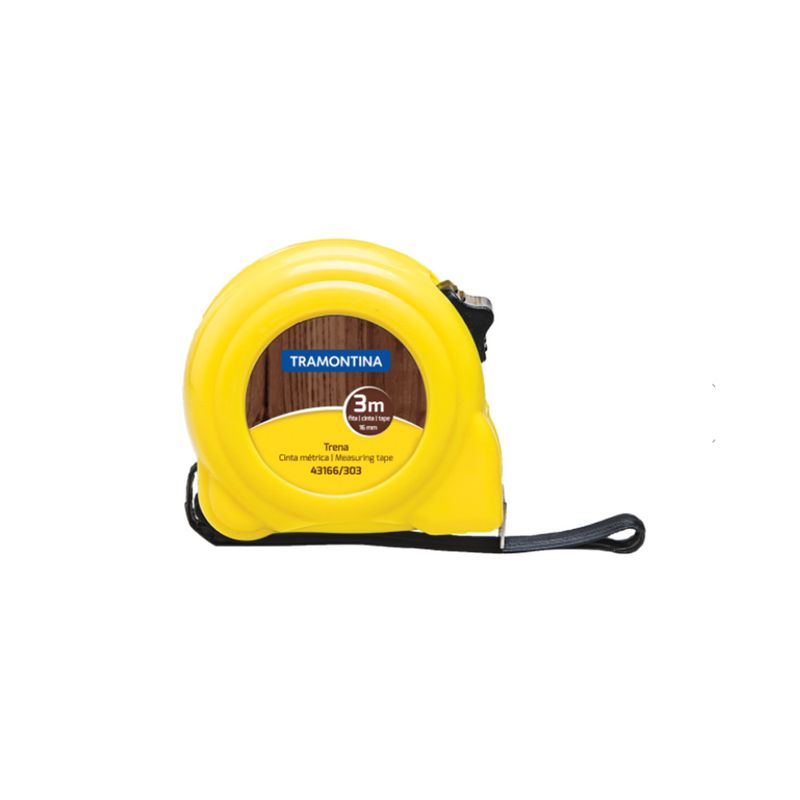 Trena com Fita de Aço 3m 43166303 - Tramontina Trena com Fita de Aço 3m 43166303 - Tramontina