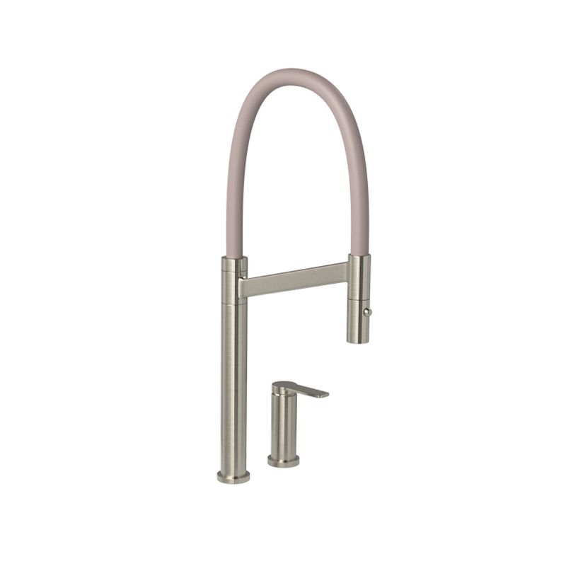 Torneira Monocomando de Bancada para Cozinha Inox e Fendi Colore 2289.INX.FD - Deca Torneira Monocomando de Bancada para Cozinha Inox e Fendi Colore 2289.INX.FD - Deca