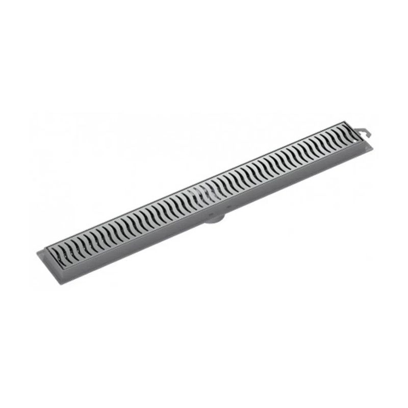 Ralo Linear Flat com Grelha 90cm Cromada - Tigre Ralo Linear Flat com Grelha 90cm Cromada - Tigre