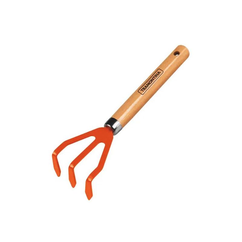 Rastelo Ancinho com 3 Dentes e Cabo de Madeira 77909/001 - Tramontina Rastelo Ancinho com 3 Dentes e Cabo de Madeira 77909/001 - Tramontina