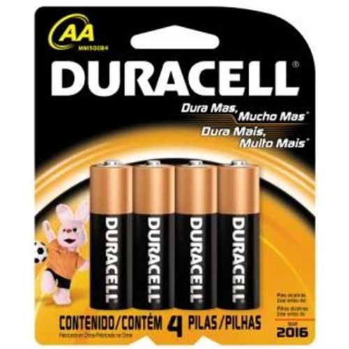 PILHA DURACELL COM 4 ´AA´ - DURACELL