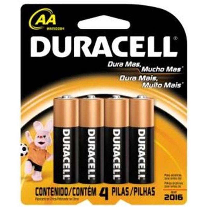 PILHA DURACELL COM 4 ´AA´ - DURACELL PILHA DURACELL COM 4 ´AA´ - DURACELL