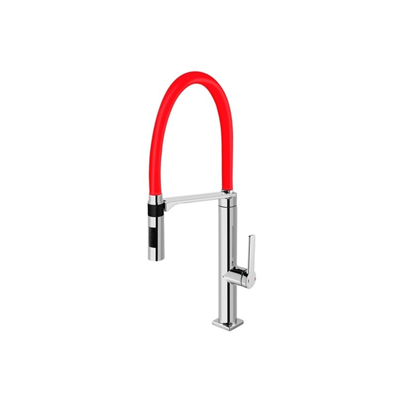 Monocomando de Mesa para Cozinha Doc Vermelho - Docol Monocomando de Mesa para Cozinha Doc Vermelho - Docol