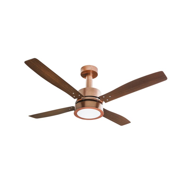 Ventilador de Teto Delta Vintage Cobre Tabaco 127V - Venti Delta Ventilador de Teto Delta Vintage Cobre Tabaco 127V - Venti Delta
