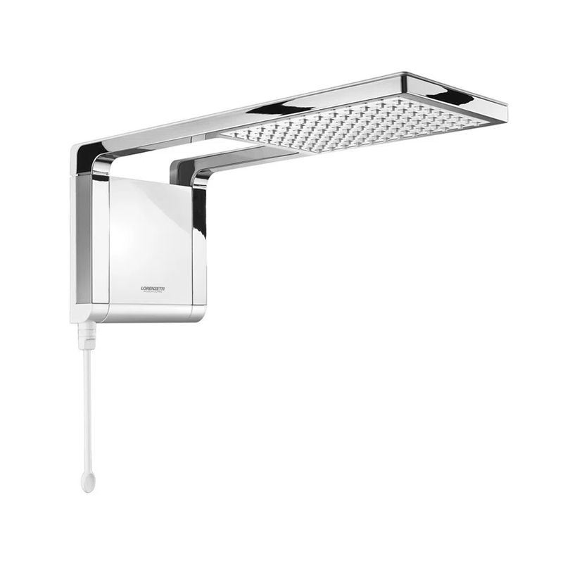 Chuveiro Acqua Storm Eletrônico Branco com Cromado 220V 7800W - Lorenzetti Chuveiro Acqua Storm Eletrônico Branco com Cromado 220V 7800W - Lorenzetti