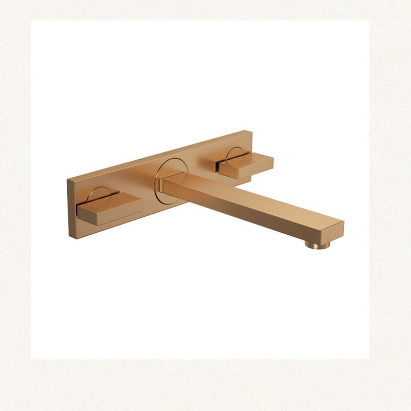 Misturador de Banheiro para Lavatório de Parede Gold Matte Dream 1878.GL87.MT - Deca Misturador de Banheiro para Lavatório de Parede Gold Matte Dream 1878.GL87.MT - Deca