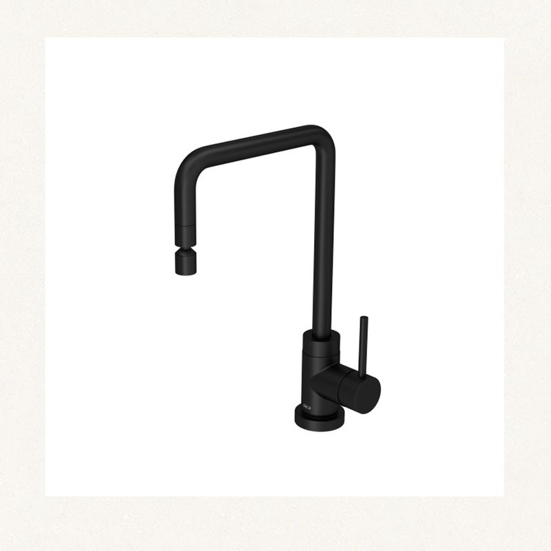 Misturador Monocomando de Mesa para Cozinha com Bica Móvel Spin Black Matte 2270.BL72.MT - Deca Misturador Monocomando de Mesa para Cozinha com Bica Móvel Spin Black Matte 2270.BL72.MT - Deca