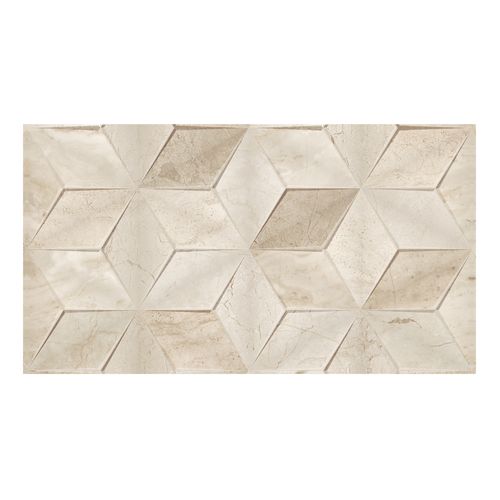 Revestimento Acetinado Vetro Marmo Beige 33x60cm - Embramaco