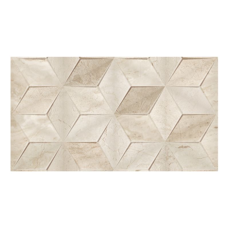Revestimento Acetinado Vetro Marmo Beige 33x60cm - Embramaco Revestimento Acetinado Vetro Marmo Beige 33x60cm - Embramaco