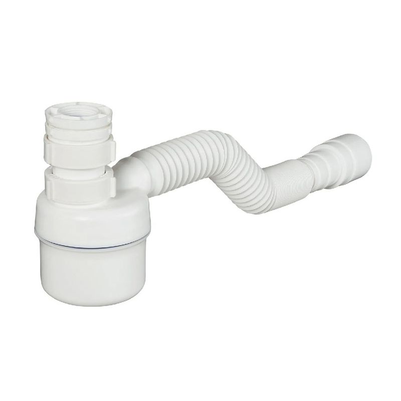 Sifão Inteligente Ajustável com Copo Branco - Tigre Sifão Inteligente Ajustável com Copo Branco - Tigre