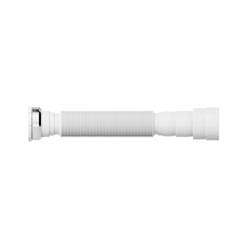 Sifão Inteligente Sanfonado Universal Tubo Extensivo Branco - Blukit
