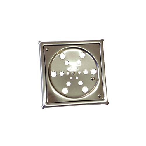 Grelha Quadrada Inox 100mm com Caixilho - Aminox