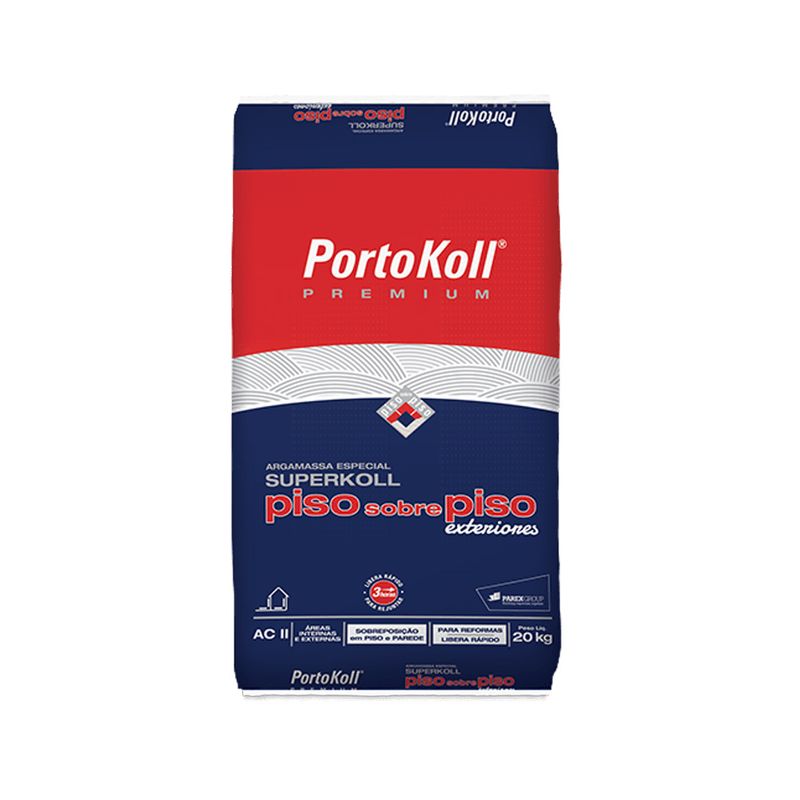 Argamassa AC II SuperKoll Piso Sobre Piso Exterior - Portokoll Argamassa AC II SuperKoll Piso Sobre Piso Exterior - Portokoll