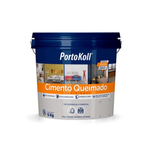 Cimento Queimado Carbono 5KG 96614 - Portokoll