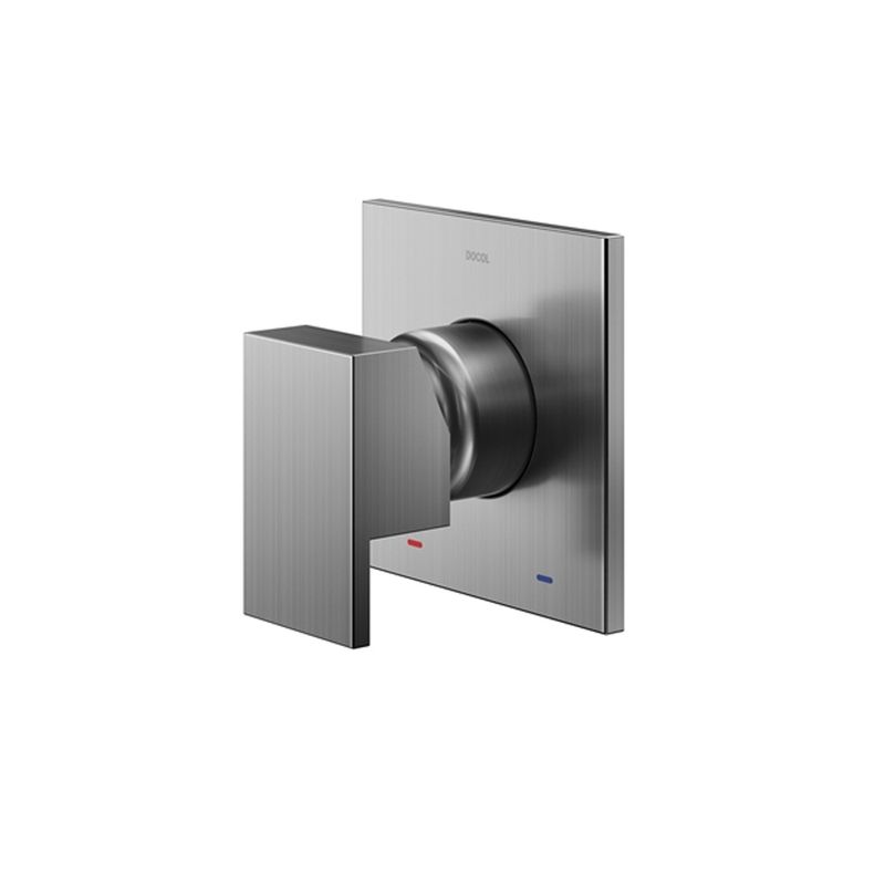 Acabamento Monocomando para Chuveiro 3/4´ Alta Vazão New Edge Grafite Escovado - Docol Acabamento Monocomando para Chuveiro 3/4´ Alta Vazão New Edge Grafite Escovado - Docol