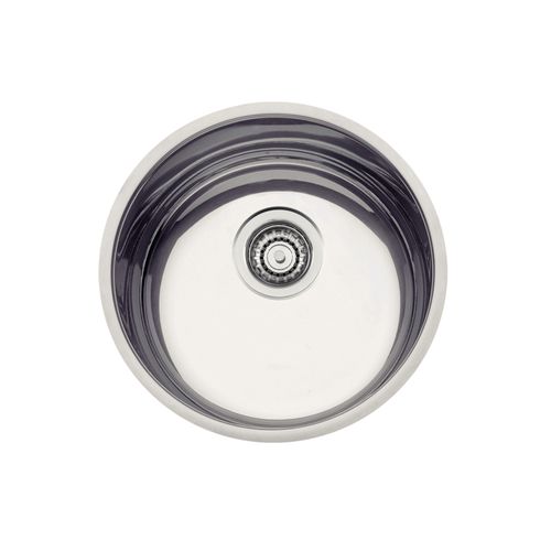 Cuba Inox de Embutir Luna 38cm com Válvula 4´1/2 Brilhante - Tramontina