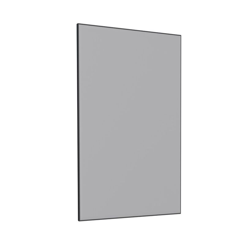 Espelheira em Aço para Banheiro 60cm Preto Gaia - Cozimax Espelheira em Aço para Banheiro 60cm Preto Gaia - Cozimax