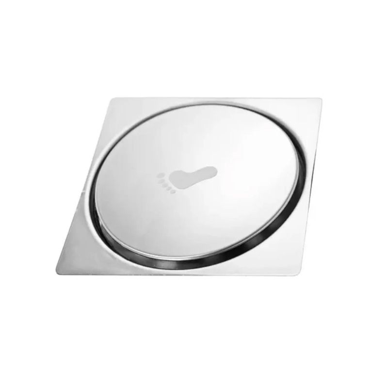 Ralo Quadrado em Inox Click sem Caixilho 15x15cm - Bognar Ralo Quadrado em Inox Click sem Caixilho 15x15cm - Bognar