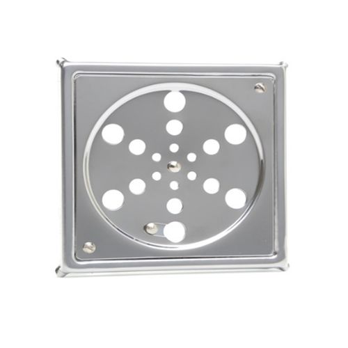 Grelha Ralo Quadrado Inox Com Caixilho 100mm - Aminox