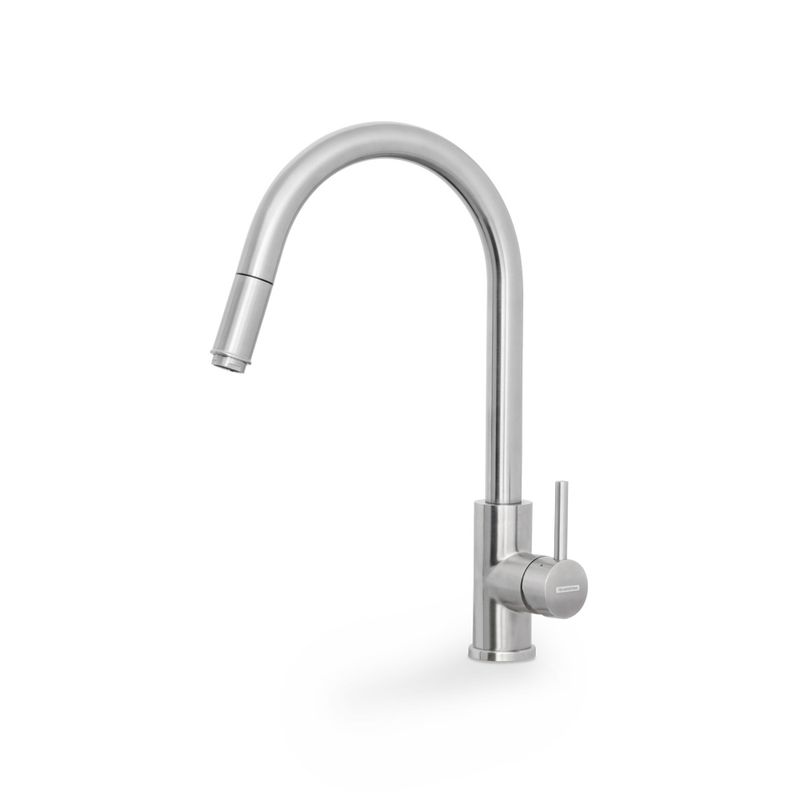 Misturador Monocomando Arko Plus em Aço Inox com Extensor Tramontina Misturador Monocomando Arko Plus em Aço Inox com Extensor Tramontina