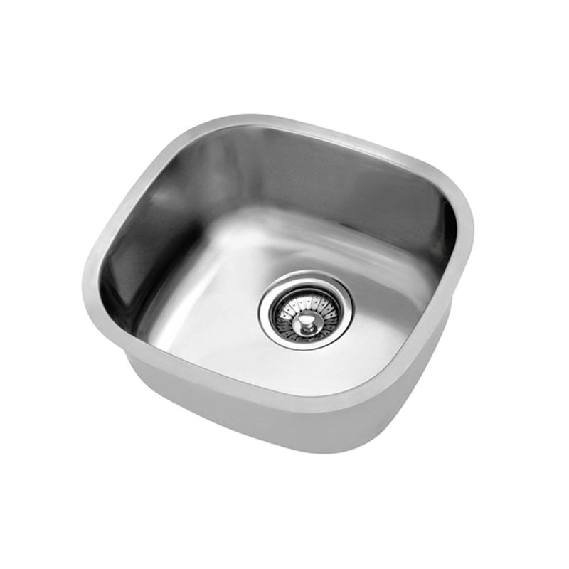 Cuba Inox de Embutir Invicta 37x34x18cm Brilhante com Válvula 4.1/2´ Docol Cuba Inox de Embutir Invicta 37x34x18cm Brilhante com Válvula 4.1/2´ Docol