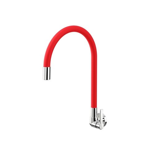Torneira de Parede com Bica Móvel para Cozinha Galiflex Vermelho 00967479 Docol