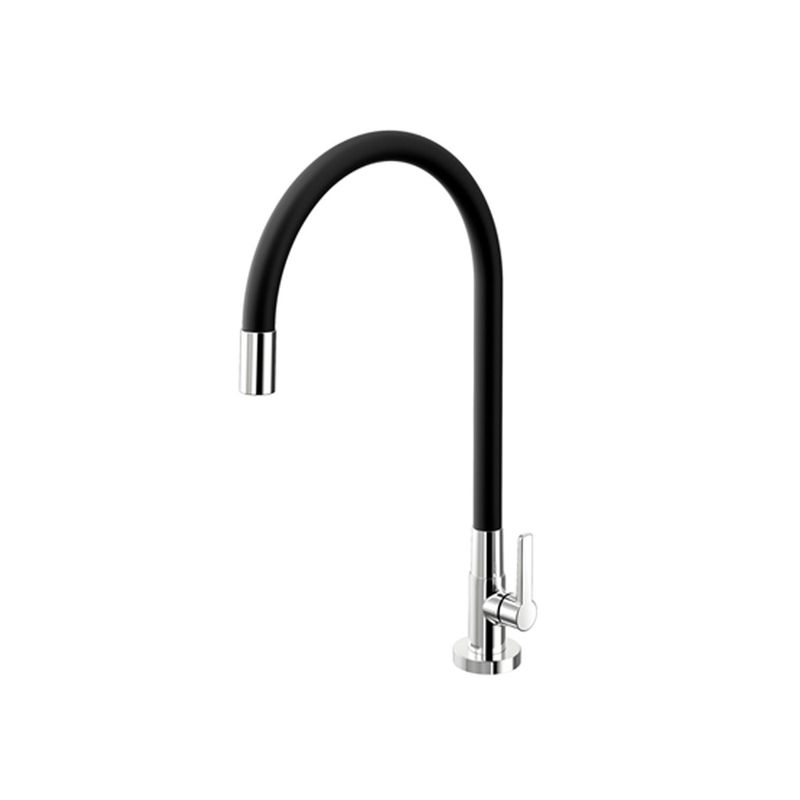 Torneira de Mesa com Bica Móvel para Cozinha Galiflex Preto 00966957 Docol Torneira de Mesa com Bica Móvel para Cozinha Galiflex Preto 00966957 Docol