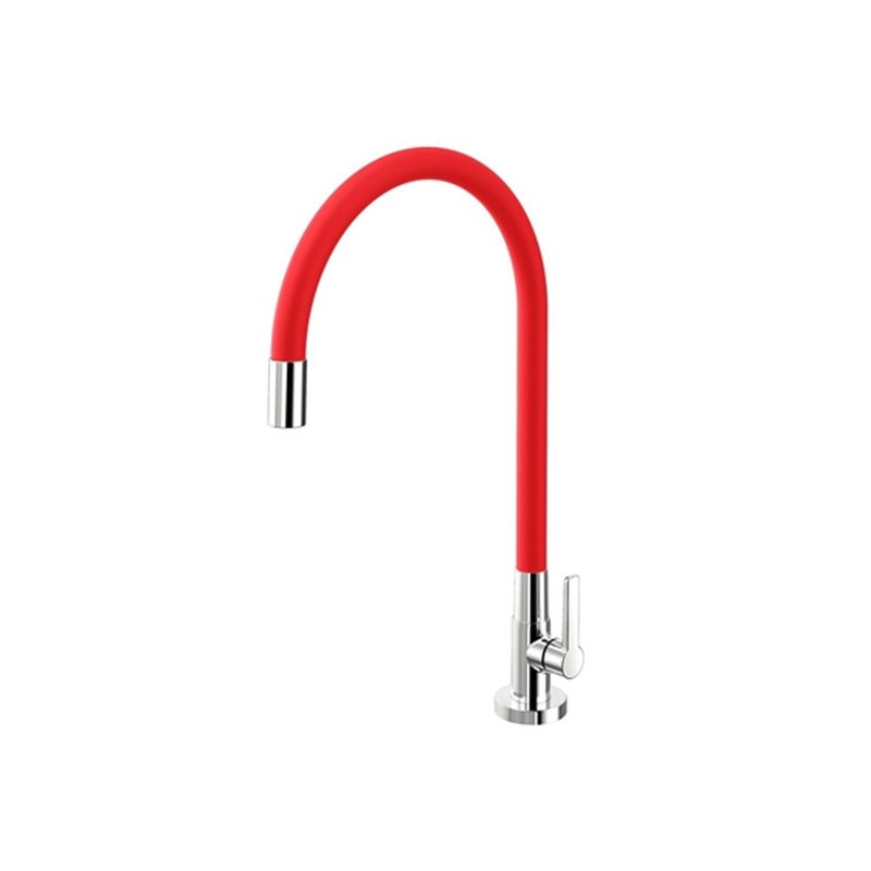 Torneira de Mesa com Bica Móvel para Cozinha Galiflex Vermelho 00966979 Docol Torneira de Mesa com Bica Móvel para Cozinha Galiflex Vermelho 00966979 Docol