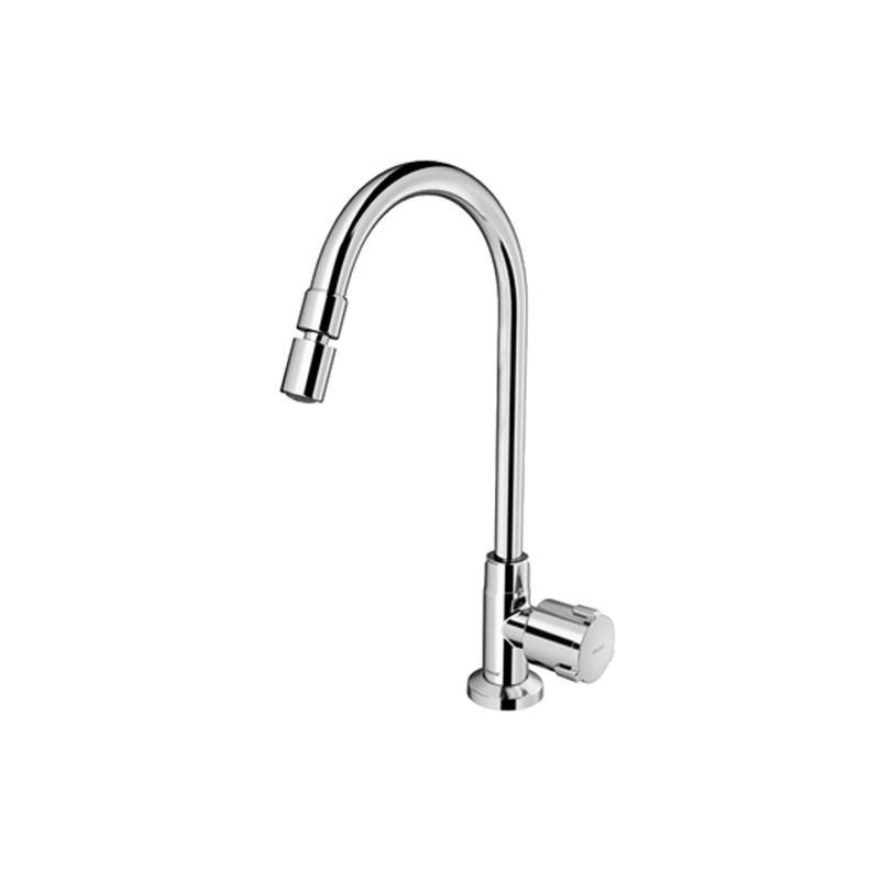 Torneira de Mesa com Bica Alta para Cozinha Riva Cromado 00927606 Docol Torneira de Mesa com Bica Alta para Cozinha Riva Cromado 00927606 Docol