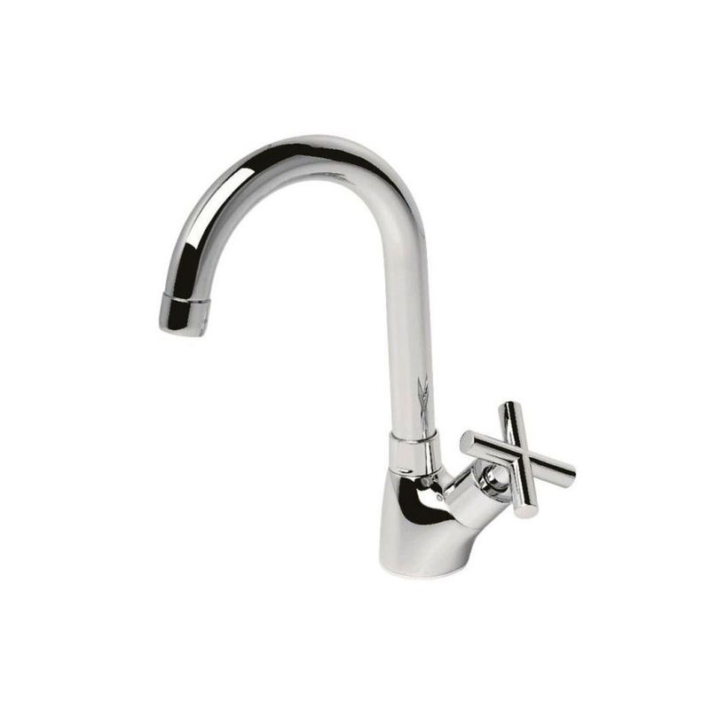 Torneira de Mesa com Bica Alta para Banheiro Titan Cromado B5A5172C0B Roca Torneira de Mesa com Bica Alta para Banheiro Titan Cromado B5A5172C0B Roca