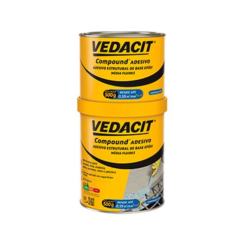 Adesivo Estrutural Compound Epóxi 1kg Vedacit
