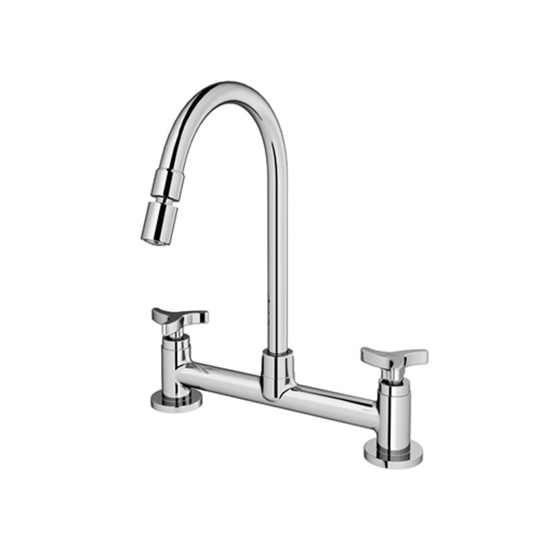 Misturador de Mesa com Bica Alta para Cozinha Trio Cromado 01258906 Docol Misturador de Mesa com Bica Alta para Cozinha Trio Cromado 01258906 Docol