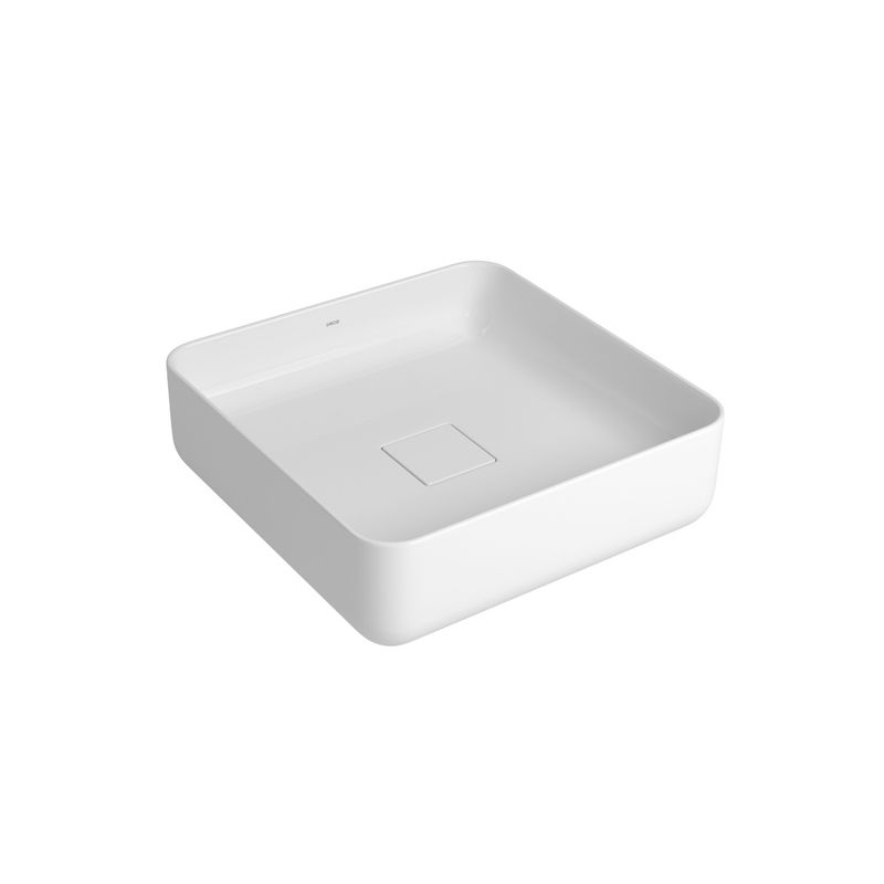 Cuba De Apoio Quadrada 40x40 Cm Slim Branco Deca L.11040.17 Cuba De Apoio Quadrada 40x40 Cm Slim Branco Deca L.11040.17