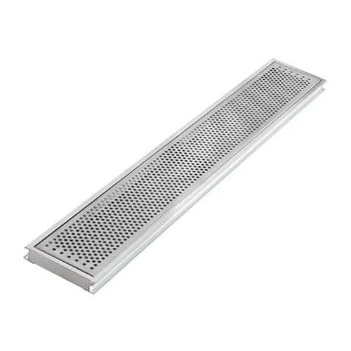 Grelha Perfurada Anti Inseto Inox para Água Pluvial 20x100cm - JJM Grelhas