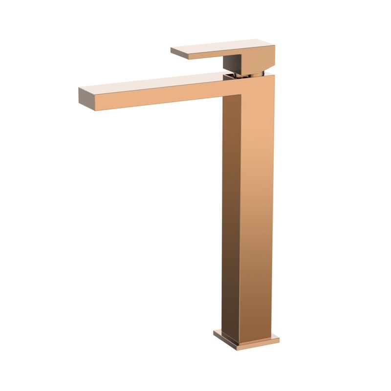 Misturador-Monocomando-para-lavatorio-de-mesa-Bica-alta-Rose-Gold-Madrid Misturador-Monocomando-para-lavatorio-de-mesa-Bica-alta-Rose-Gold-Madrid