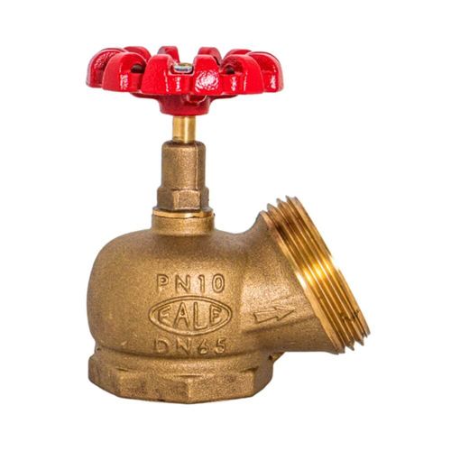 Válvula Globo 2.1/2´ 45º PN 10 para Hidrante Predial 125 Libras Eale