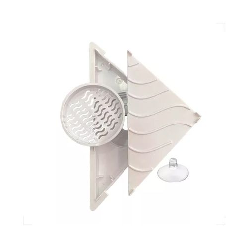 Ralo Hide Canto Thiangular com Tampa Oculta  PVC -  JJM