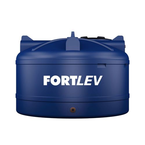 Caixa D'água 2000 Litros Polietileno Azul com Tampa Rosca - Fortlev