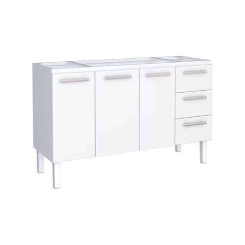 Gabinete para Cozinha Vênus Flat 1,50m Branco - Cozimax