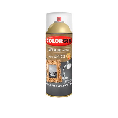 Tinta Spray Acabamento Brilhante Verniz Incolor 58 350ml - Colorgin