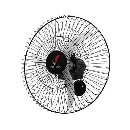 Ventilador Oscilante de Parede 60cm Bivolt Ventura Preto - Venti Delta