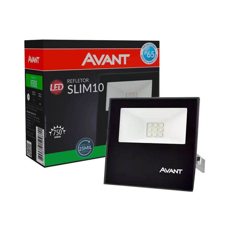 refletor-led-slim-10w-6500k-750lm-bivolt-luz-verde-avant-1.0 refletor-led-slim-10w-6500k-750lm-bivolt-luz-verde-avant-1.0