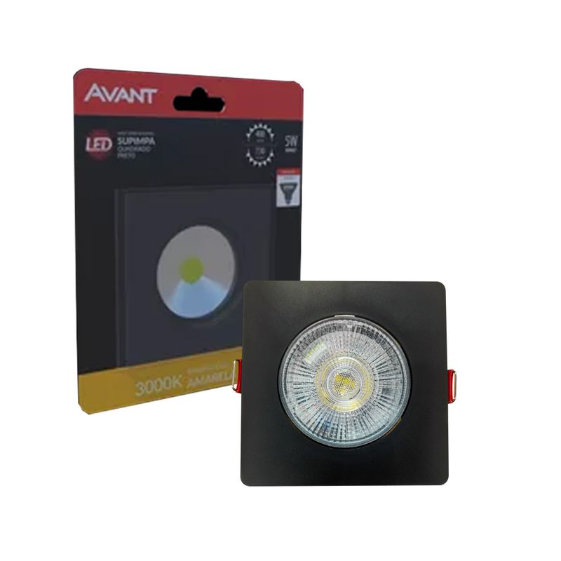 spot-led-quadrado-preto-5w-3000k-450-embutir-bivolt-luz-amarela-avant-1.0 spot-led-quadrado-preto-5w-3000k-450-embutir-bivolt-luz-amarela-avant-1.0