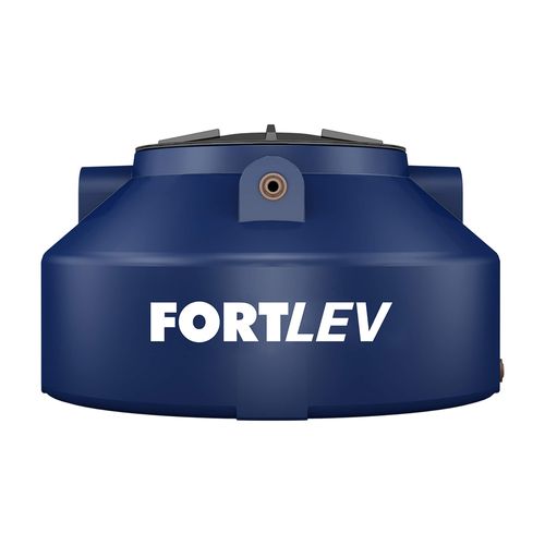 Caixa D'água Tanque 310 Litros de Polietileno Azul com Tampa - Fortlev
