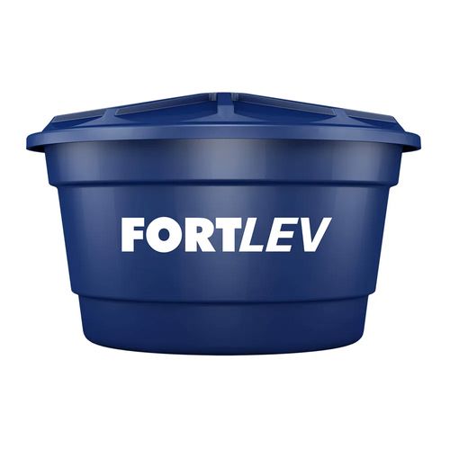 Caixa D'água 1.500 Litros de Polietileno Azul com Tampa - Fortlev