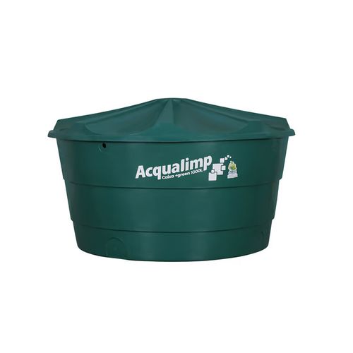 Caixa d'água +Green 1000 Litros com Tampa - Acqualimp