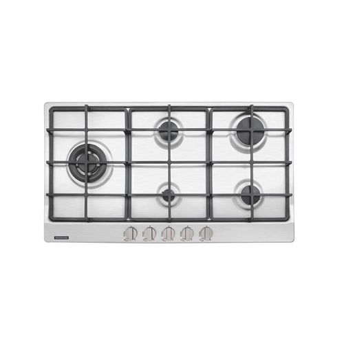 Cooktop a Gás em Aço Inox Penta Plus 5 bocas Chama Acendimento Superautomático- Tramontina