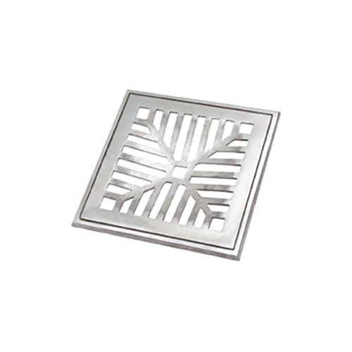 Grelha Côncava Para Ralo em Alumínio com Caixilho 15x15cm - Splendore