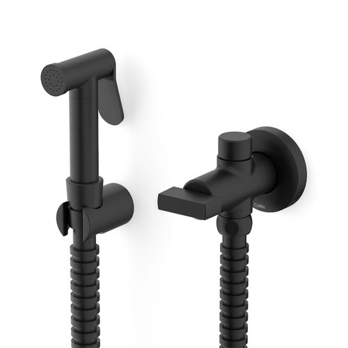 Ducha Higiênica Flow c/ Derivação Preto Matte - Celite